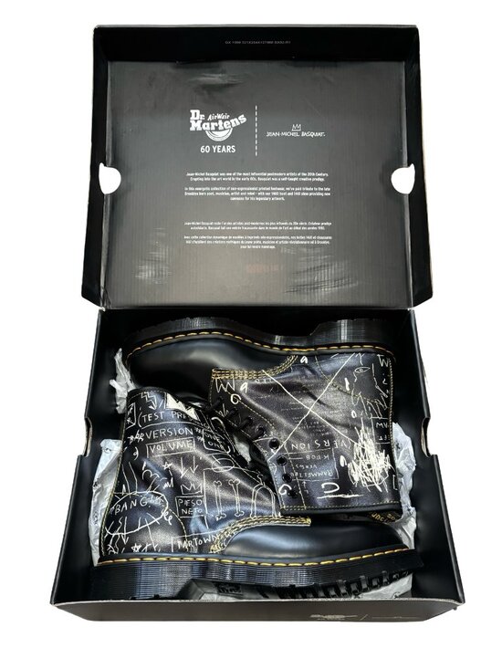 Dr. Martens Other - Dr. Martens x Jean-Michel Basquiat 1460 Beat Bop Leather Boots Mens 10/Womens 11